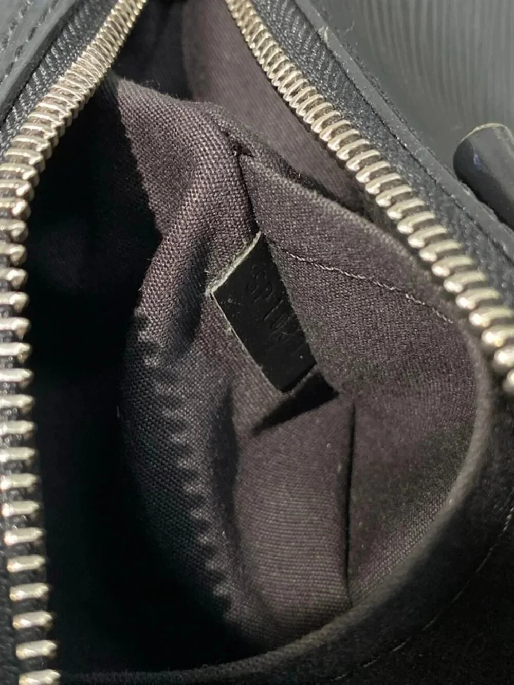 LOUIS VUITTON Speedy 30 M59222 Noir Silver Hardware Epi SP1039 Handbag